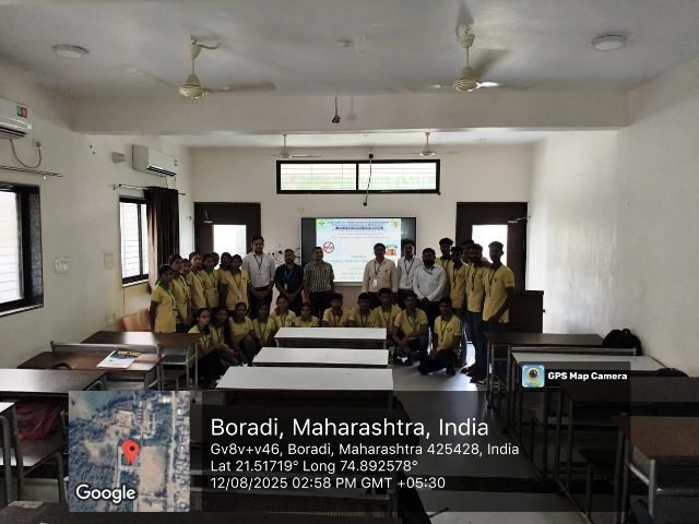 Students and staff at the Anti-Ragging Day awareness programme